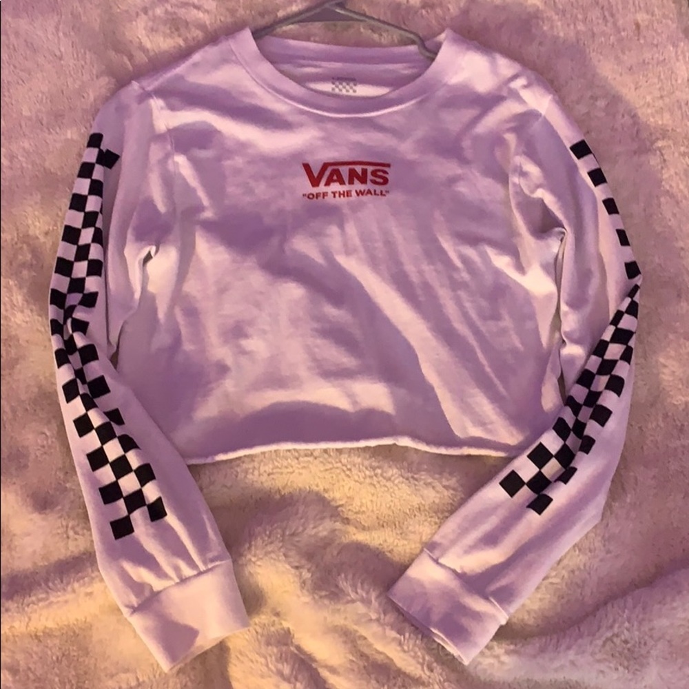 Vans Long Sleeve Crop Top